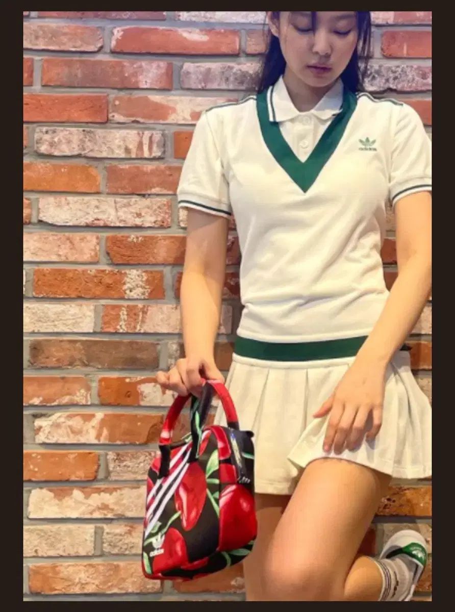 adidas アディダス ジェニー テニス ゴルフ ポロクロップ ＋ ワンピース