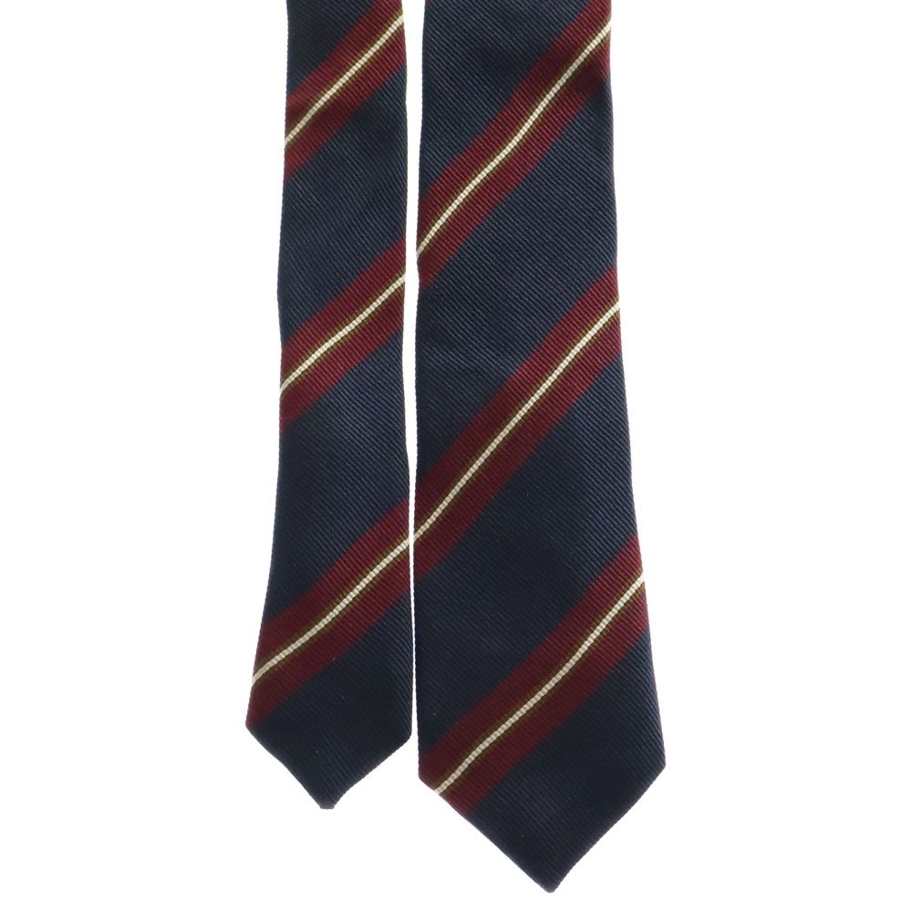 【未使用】CELINE ナロータイ ストライプ CELINE (セリーヌ) STRIPE SILK TWILL NARROW TIE ストライプ
