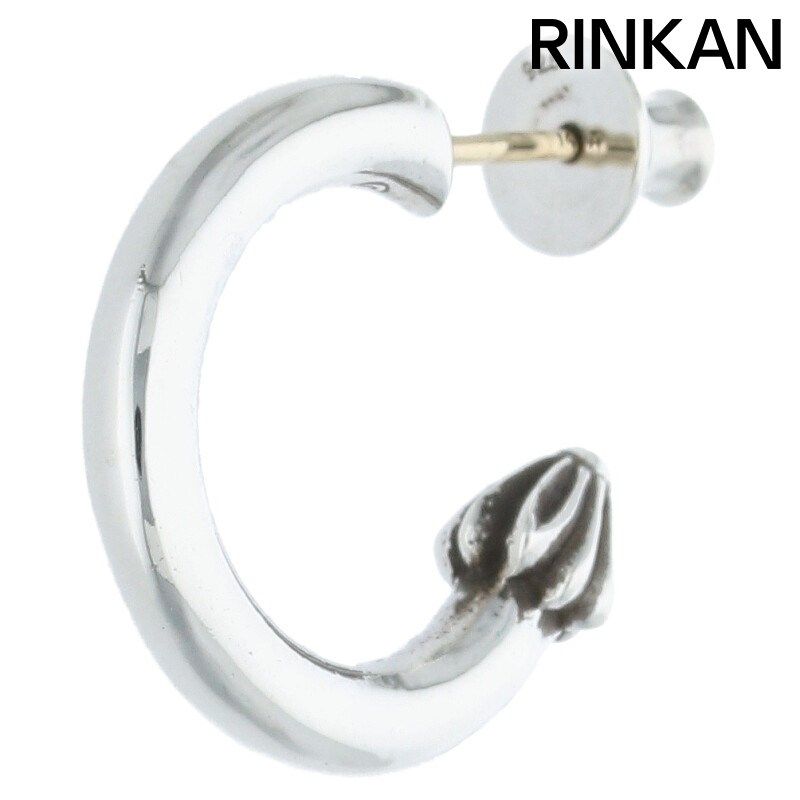 人気ブランド クロムハーツ HOOP メンズ シルバーピアス PLAIN/プレーンフープ アクセサリー