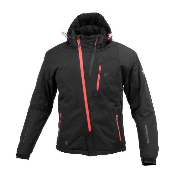 5営業日で発送 コミネ JK-5892 Protect Winter Parka 07-5892 Neo Black Red WM
