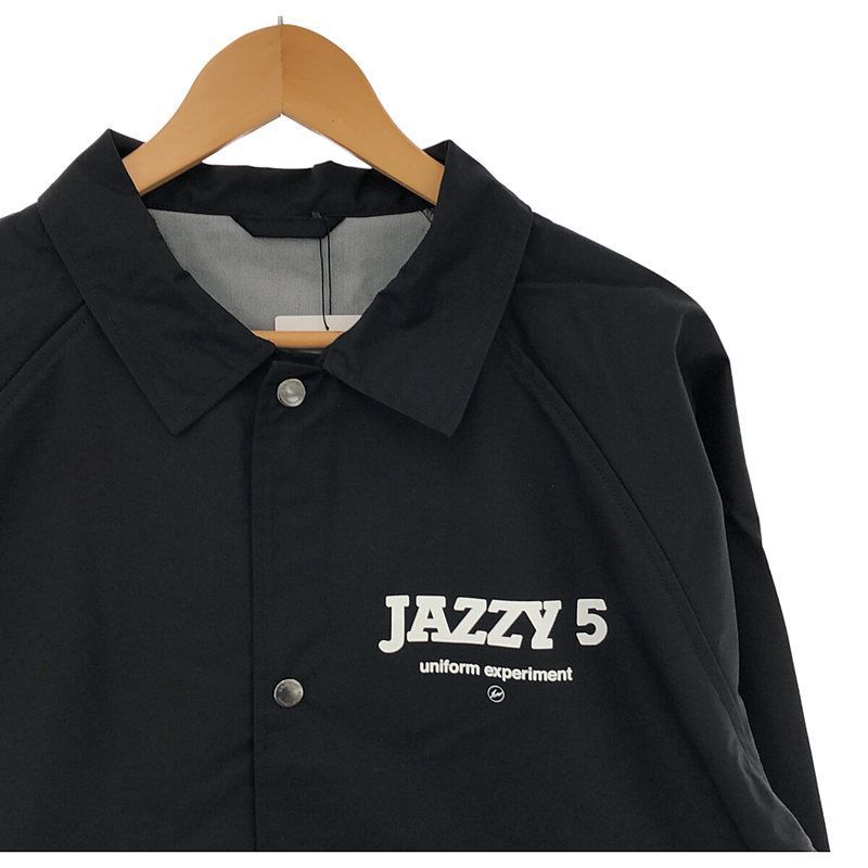 新品】 uniform experiment / ユニフォームエクスペリメント | 2023SS | FRAGMENT : JAZZY JAY / JAZZY  5 COACH JACKET コーチジャケット | 4 | ブラック | メンズ - メルカリ