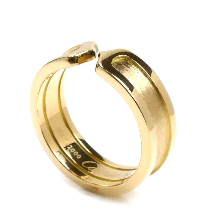 CARTIER カルティエ K18YG イエローゴールド C2 リング・指輪 14.5号  