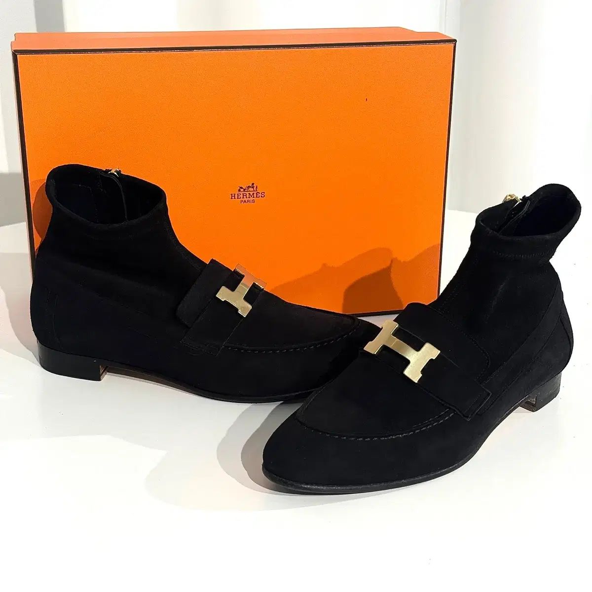 エルメスHERMESショートブーツ イティネレール　　38 スニーカー 名東】【HERMES】エルメス ショートブーツ イティネレール サイズ38