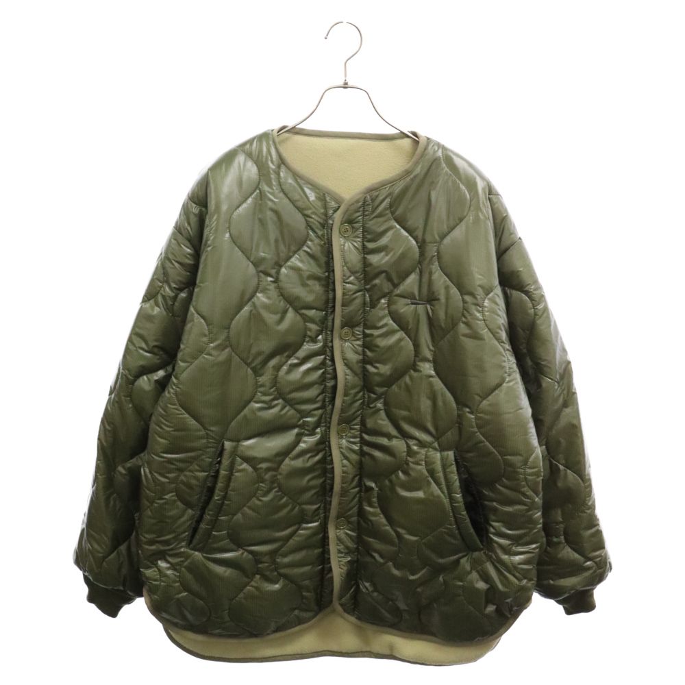 DESCENDANT (ディセンダント) ASMIL NYLON JACKET CLIMASHIELD ナイロンキルティングジャケット カーキ  232WVDS-JKM04 - メルカリ