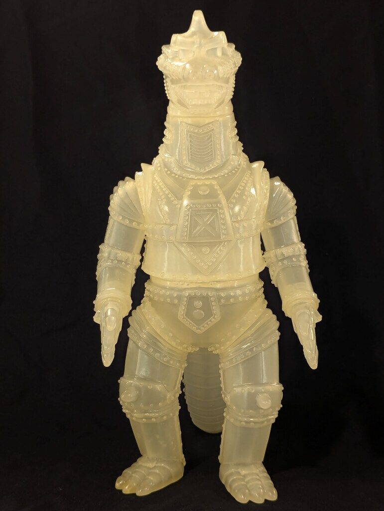 マルサン450 　メカゴジラ　クリアラメ マルサン 世紀の大怪獣 メカゴジラ 450 クリアホワイト成型/未