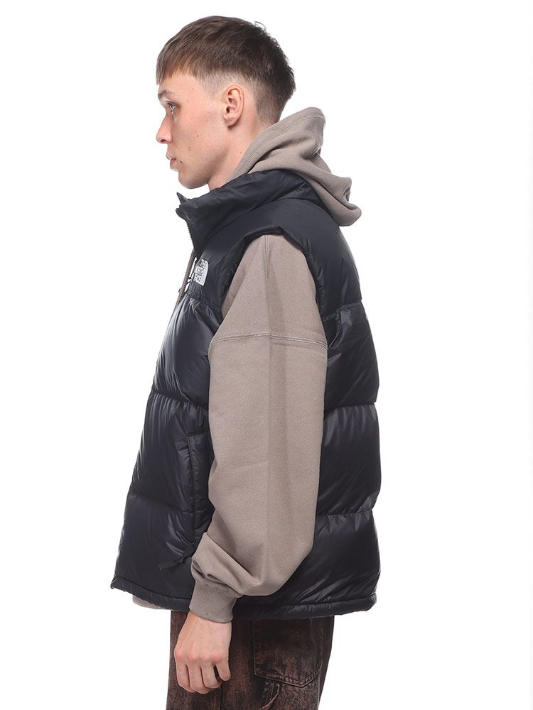 the ノースフェイス ダウン ベスト 700フィル レトロ ヌプシ ブラック