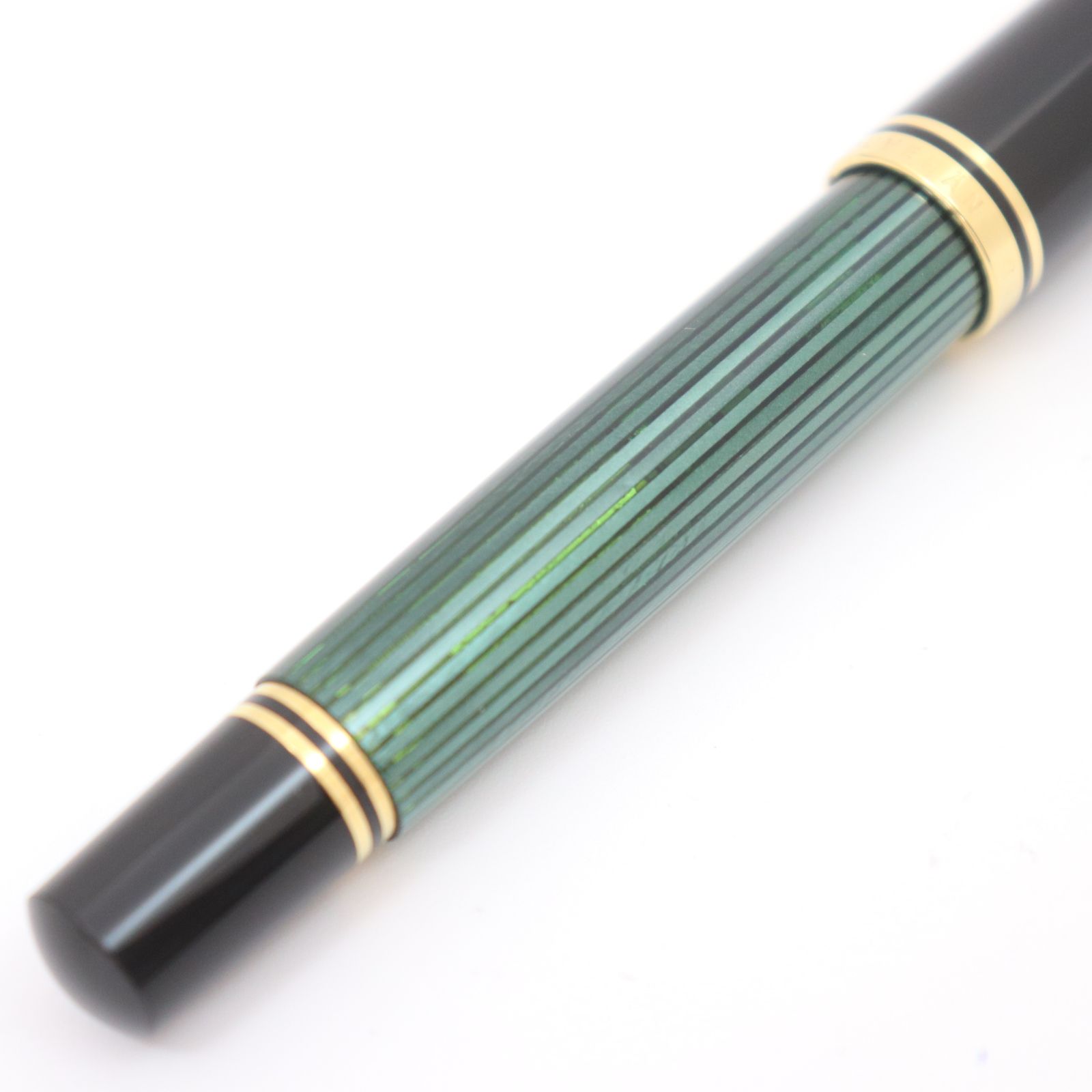 ITPJZDDKASY6 ペリカン スーベレーン 18C-750 グリーンストライプ 緑 万年筆 ペン 文具 筆記具 ケース