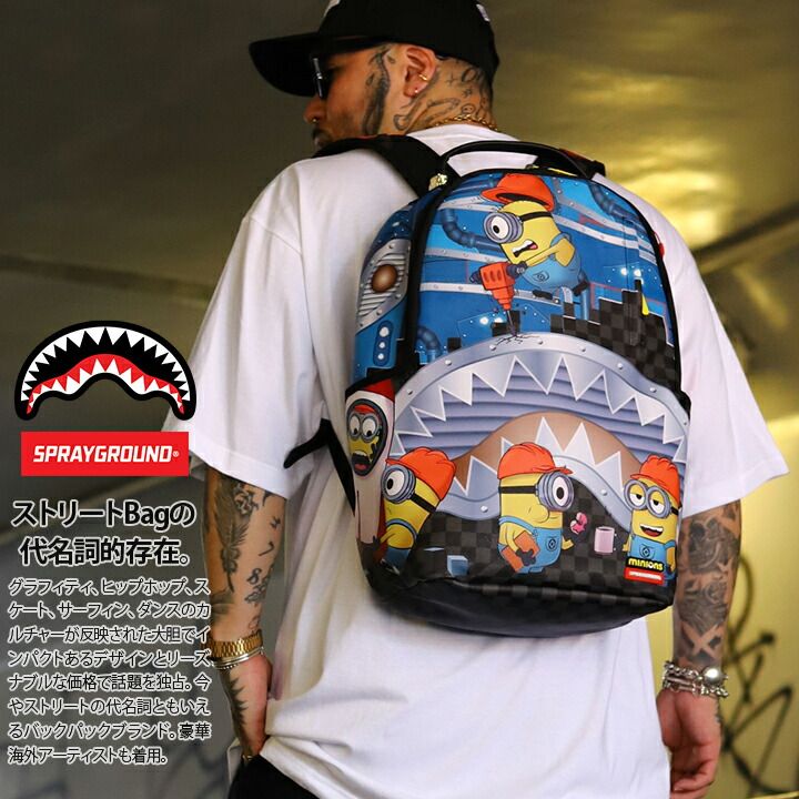 SPRAY GROUND × ミニオンズ リュック バックパック レザー