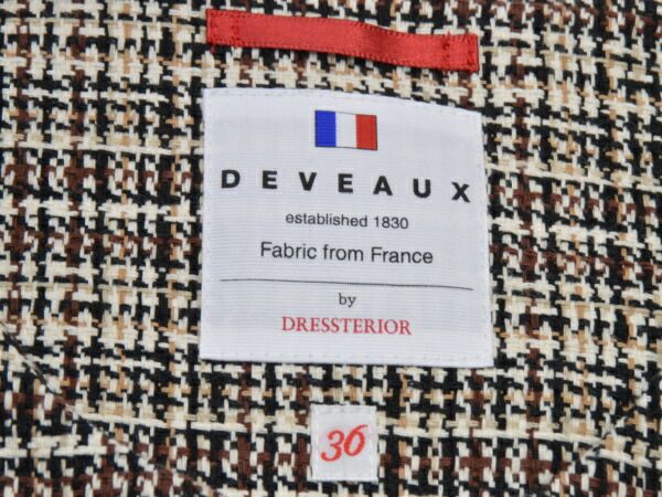 ドレステリア DEVEAUX by DRESSTERIOR ツイードジャケット ノーカラー ドレステリア DEVEAUX by DRESSTERIOR ツイードジャケット ノーカラー