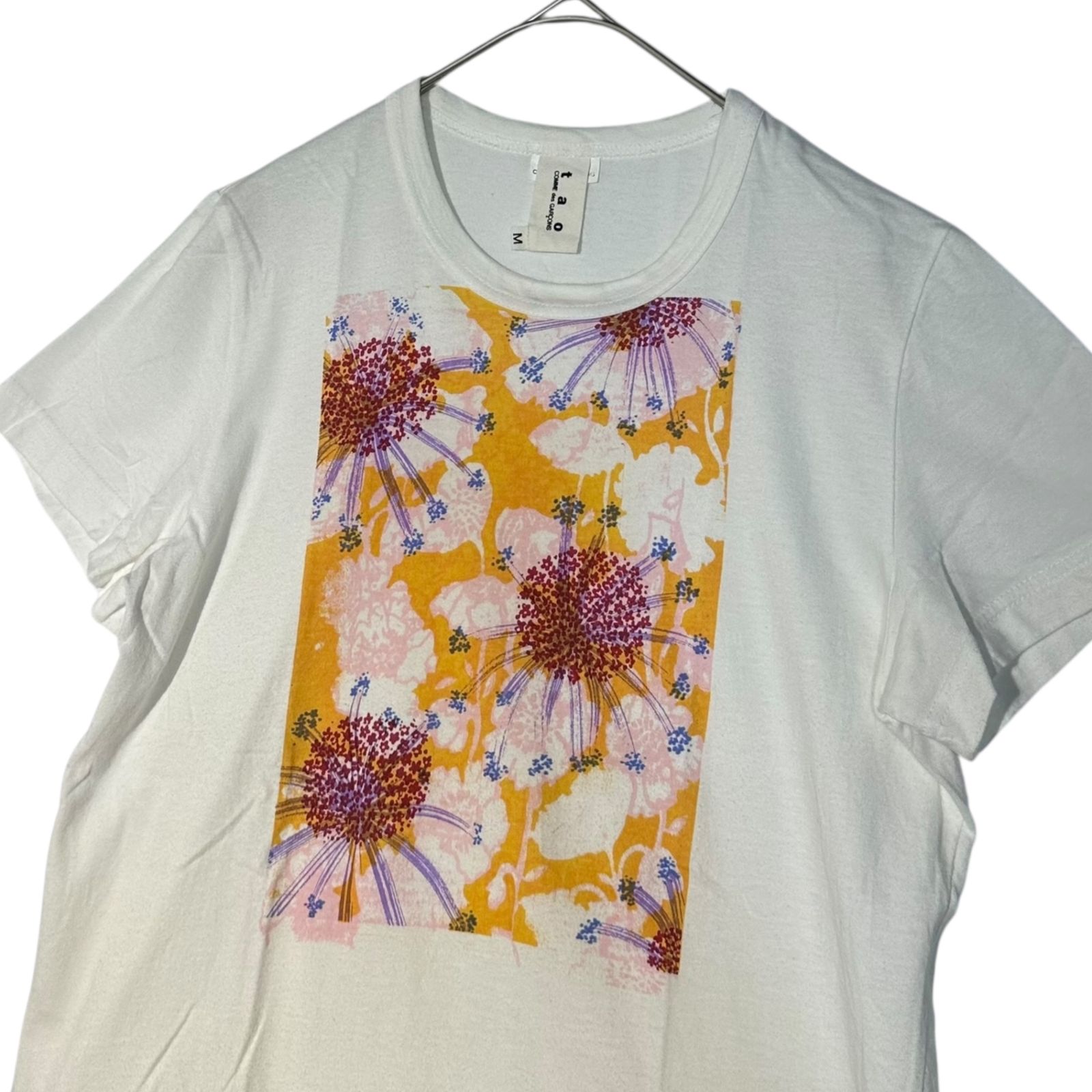 Tao COMME des GARCONS リネン 花レースTシャツ TAO COMME des GARCONS(タオコムデギャルソン) 09SS Flower
