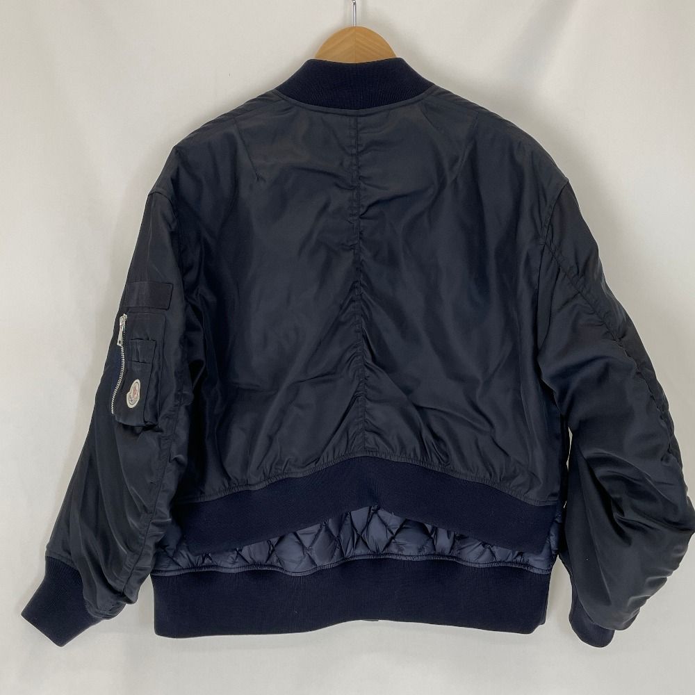 MONCLER モンクレール 正規 17年製 ﾈｲﾋﾞｰ ARALIA ﾌｪｲｸﾚｲﾔｰﾄﾞ ﾎﾞﾝﾊﾞｰ 