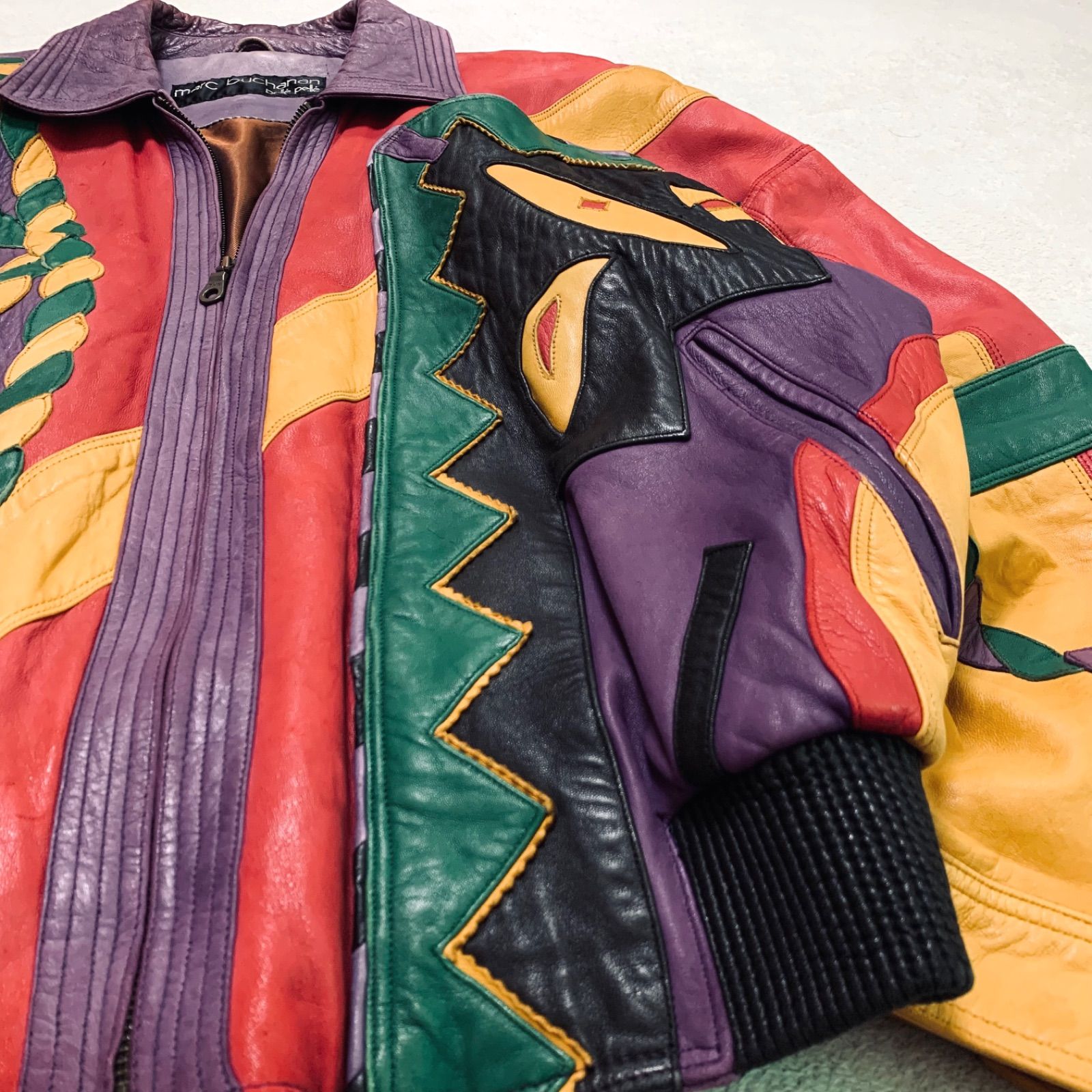 Pelle Pelle / Marc Buchanan Leather Bomber Jacket レザージャケット