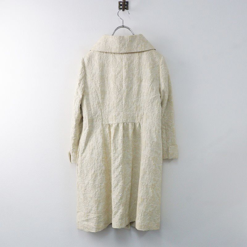 当時物 ロイスクレヨン Lois CRAYON フラワージャガードステンカラー