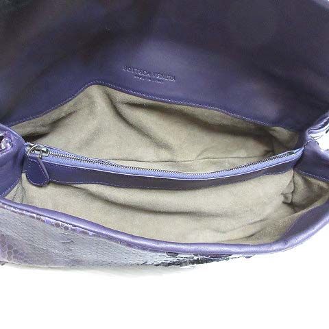 ボッテガヴェネタ BOTTEGA VENETA パイソン レザー クラッチ セカンド 