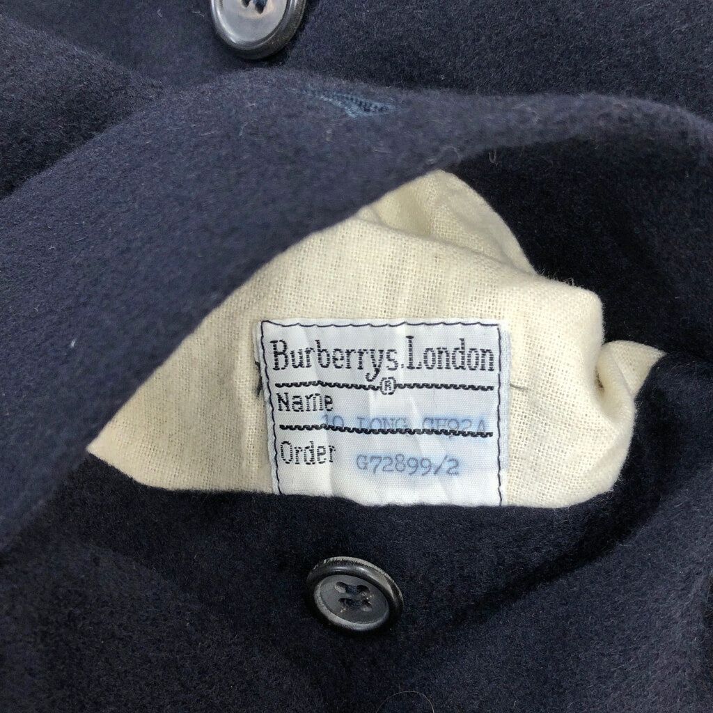 90年代 イングランド製 Burberrys バーバリーズ カシミヤ ステンカラー  