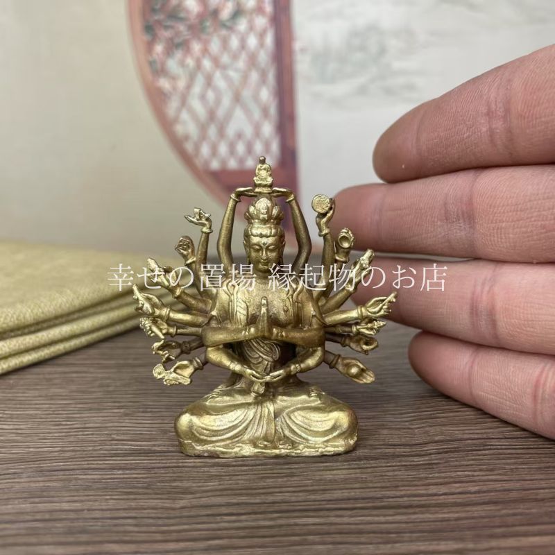 千手観音像 菩薩像 仏像 置物 オブジェ 観音像 観音様 菩薩様