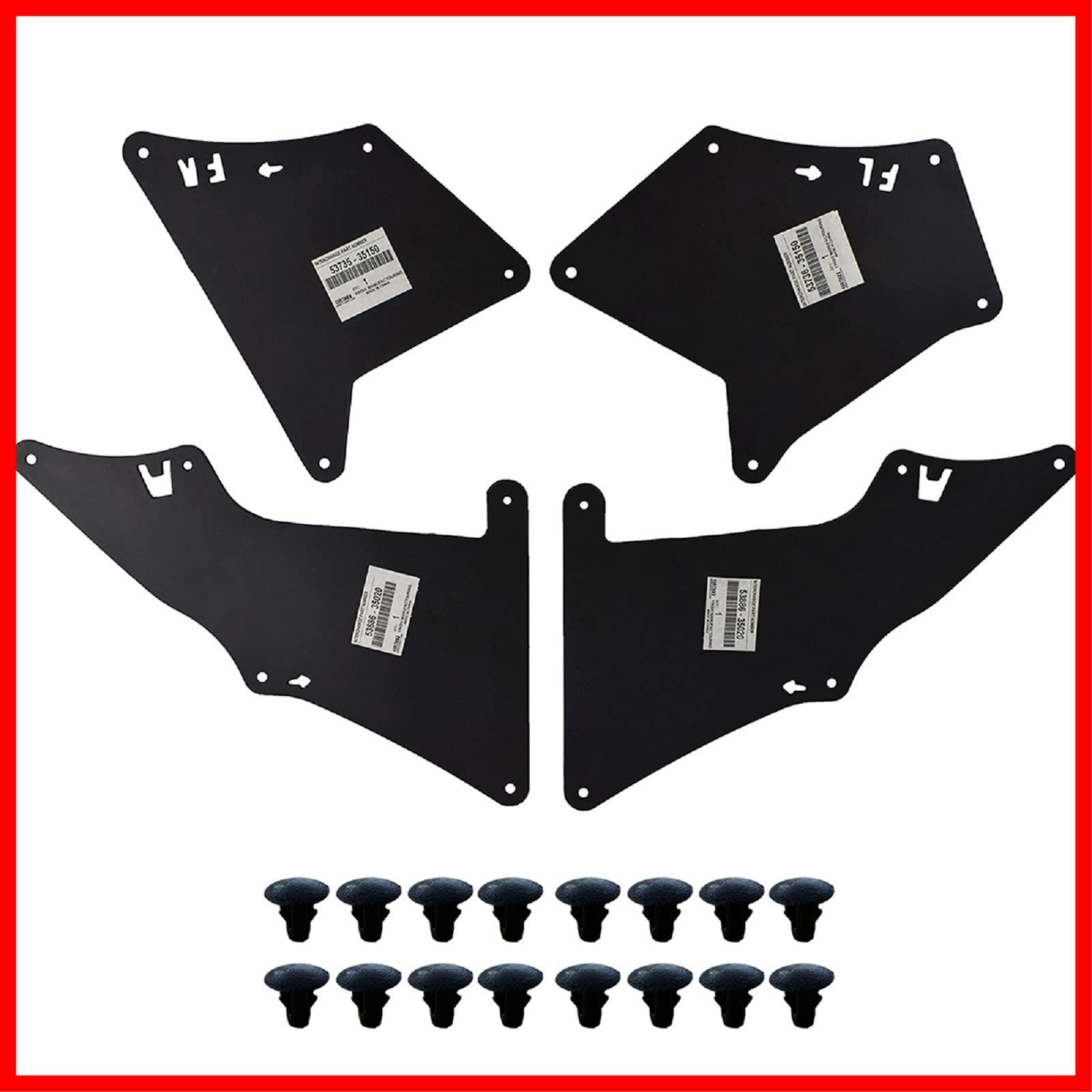 車用マッドガード 車のサイドフェンダーベントエアフロースポイラー