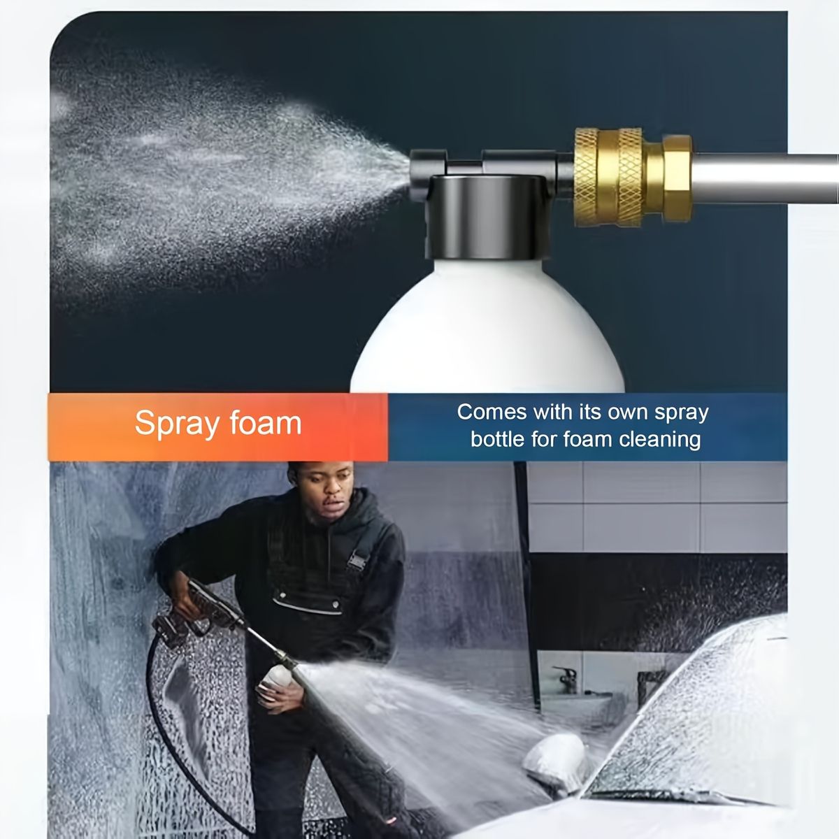 bamboosang 高圧洗浄機 水圧洗浄機 洗車 コードレス ⭐️高圧洗浄機