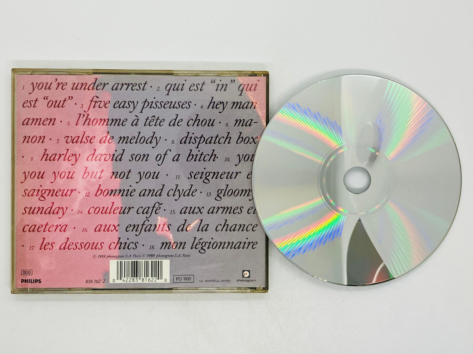 CD 仏初期青盤 SERGE GAINSBOURG / LE ZENITH DE GAINSBOURG