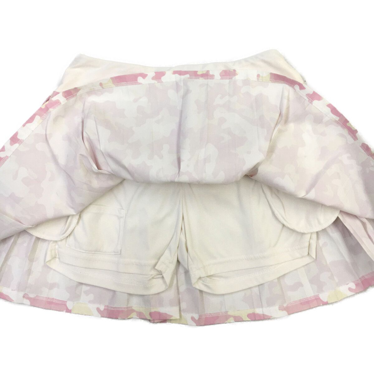 中古 レディース キャロウェイ Callaway スカート S ピンク×白