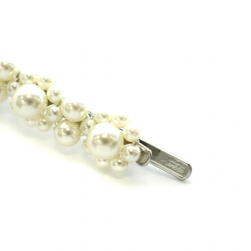 【大人気】Simone Rocha シモーネロシャ パールヘアクリップ Simone Rocha ヘアピン ヘアーアクセサリー 花 パール (Simone