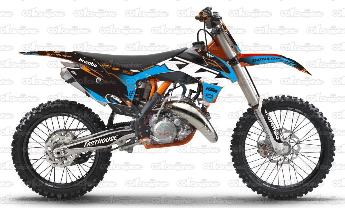 2014-2016 KTM EXC EXCF XCW XCFW デカール ステッカー フル