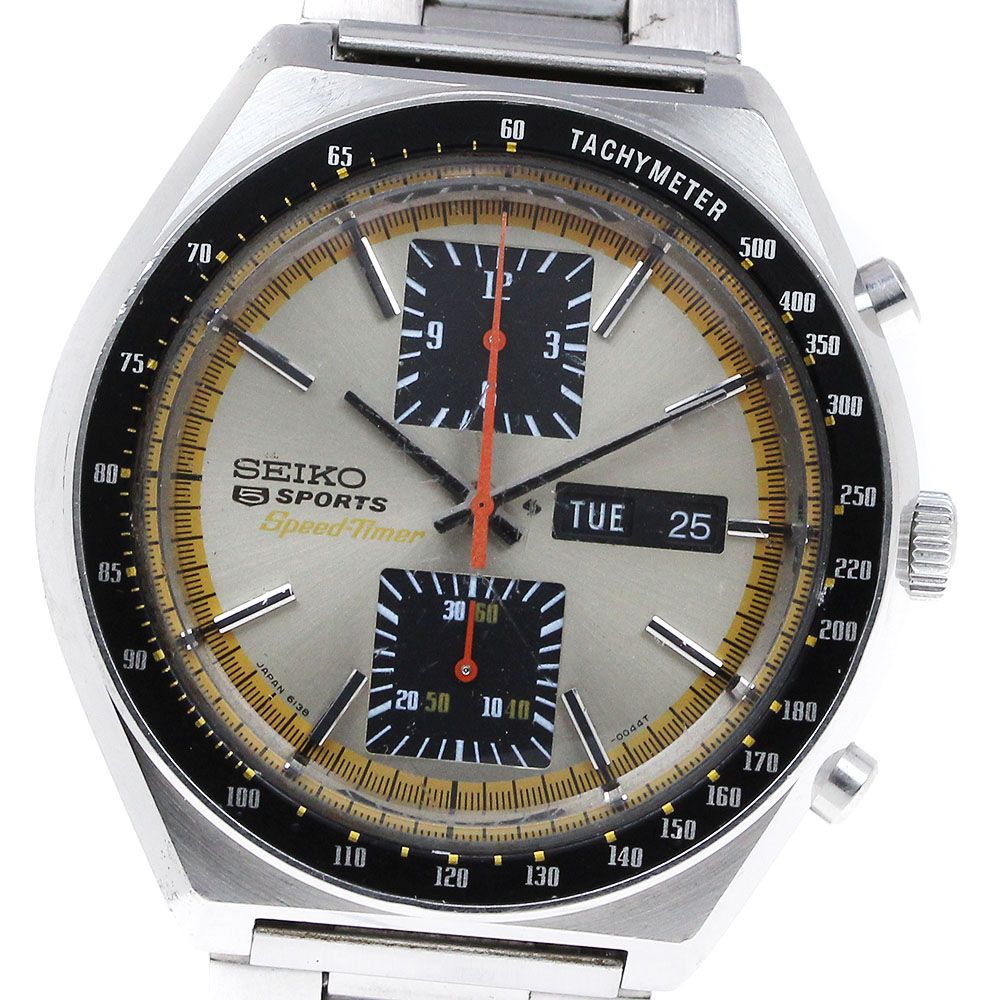 セイコー SEIKO 6138-0030 5スポーツ スピードタイマー クロノグラフ Cal.6138B 自動巻き メンズ_806021