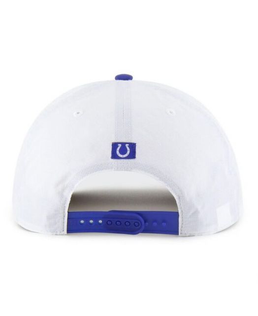 47ブランド メンズ 帽子 Men s White Royal Indianapolis Colts Suburbia Hitch Two-Tone Adjustable Hat