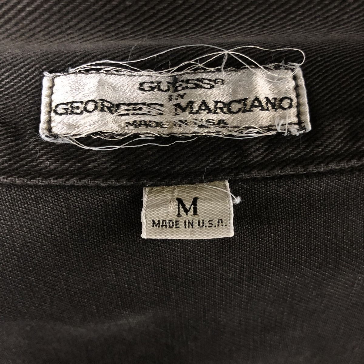 古着 90年代 ゲス Guess BY GEORGES MARCIANO ブラック デニム 