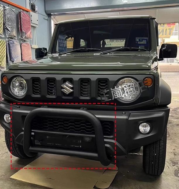 ジムニーＪＢ６４用マッドブラック角型前後バンパー ジムニー ジムニーJB64用マッドブラック角型フロントバンパー