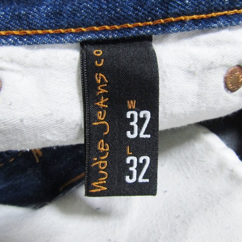 NUDIE JEANS ヌーディージーンズ デニムパンツ NJ2637 AVERAGE JOE ユーズド加工 ジーンズ インディゴ 32 27107193