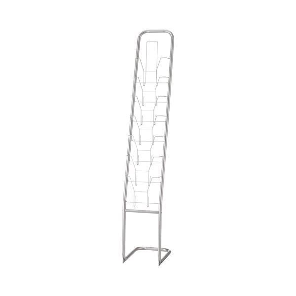 正規品 (まとめ）ピージーグロリア パンフレットスタンド 1列7段 A4サイズ YS-7 1台【×3セット】 その他