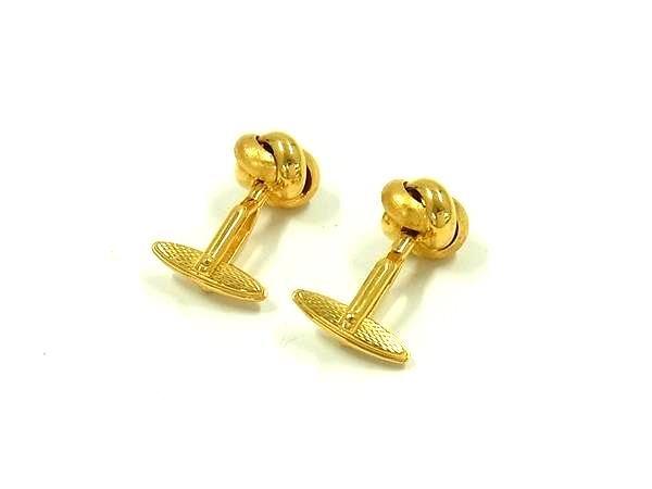 美品　ダンヒル　ゴールド　カフリンクス　カフス　シェル □美品□ dunhill ダンヒル カフビジネス ス カフリンクス ビジネス