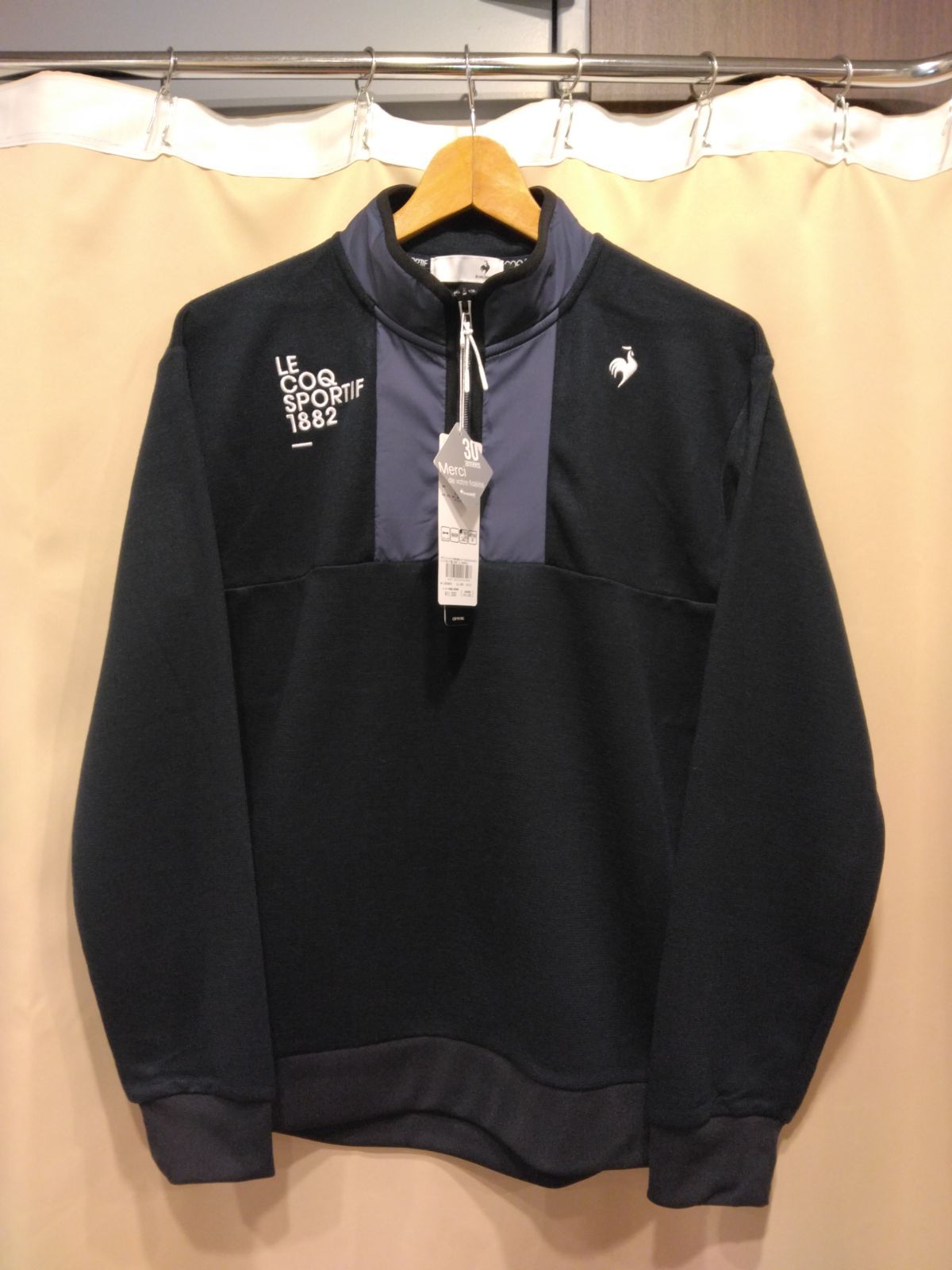 ♥ ルコックスポルティフ le coq sportif ゴルフウェア スウェット メンズ セーターライクカットソー LG5FSW01M 秋冬モデル 新橋店