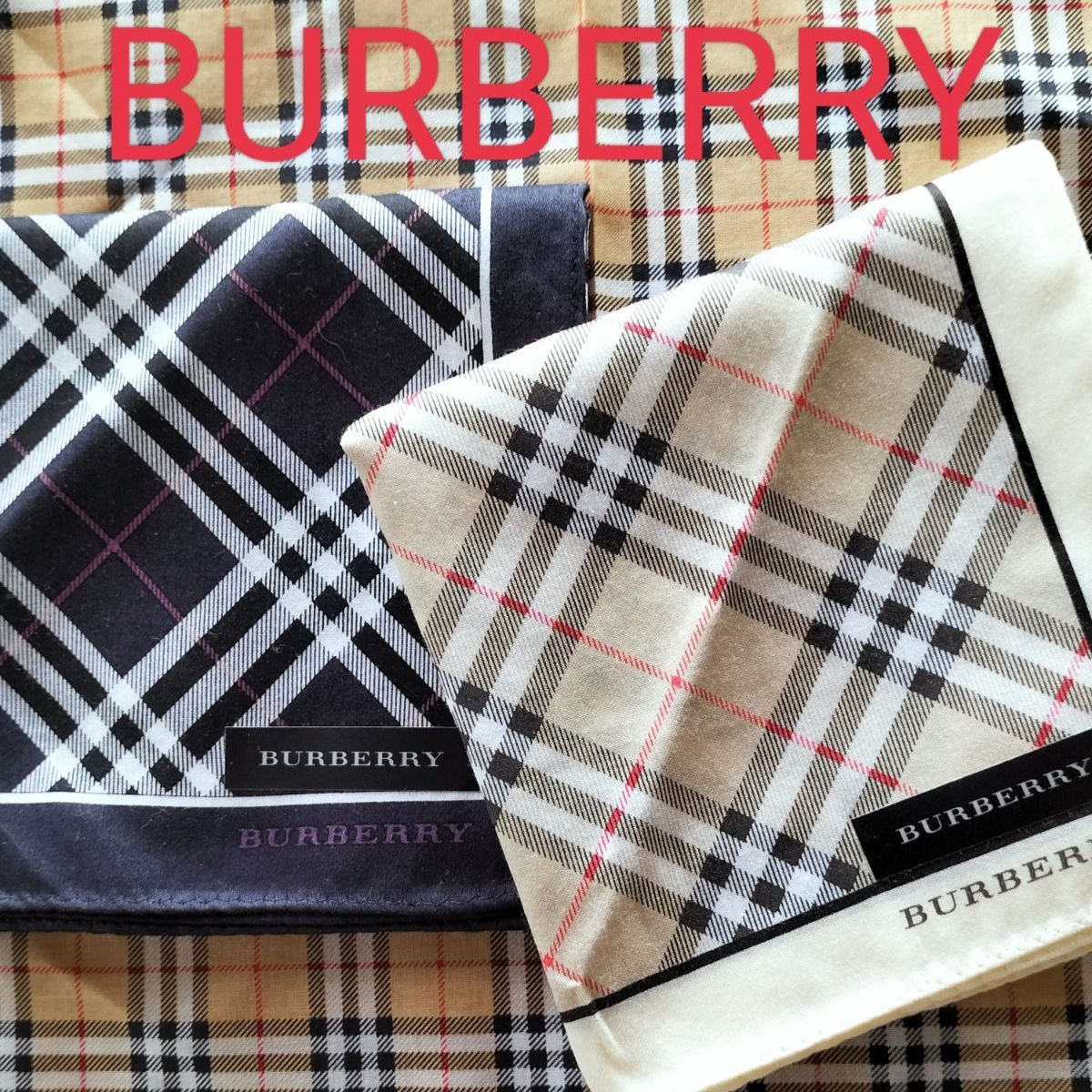 バーバリーハンカチ BURBERRYハンカチセット新品未使用品 - 通販