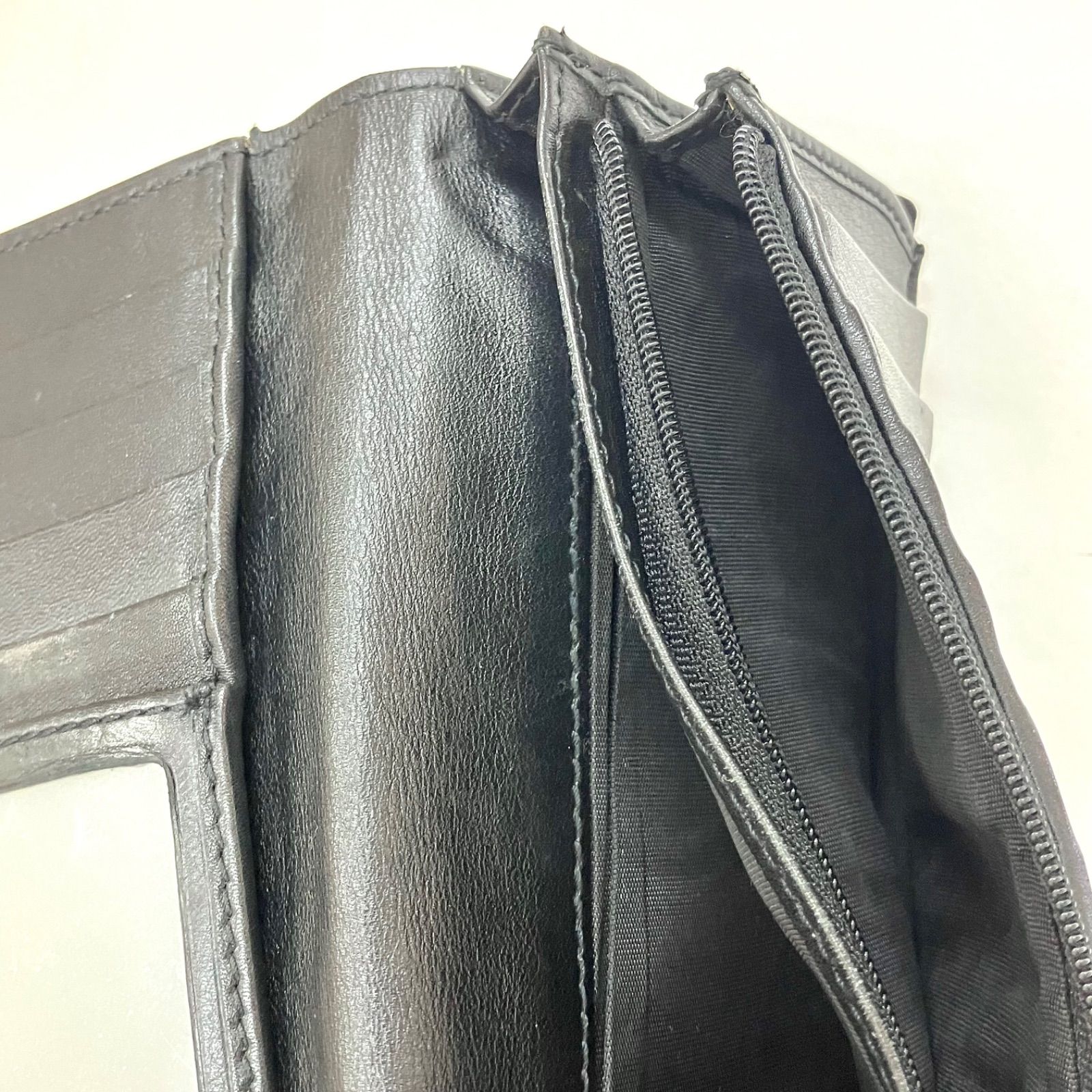 美品⭐️ GUCCI グッチ】 メンズ長財布 マイクログッチシマ 美品⭐️ GUCCI グッチ】 メンズ長財布 マイクログッチシマ
