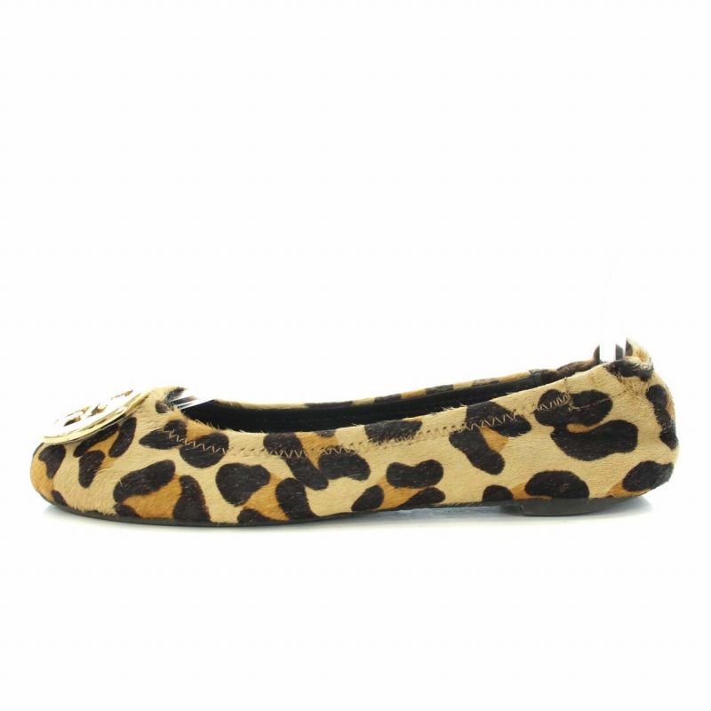 トリーバーチ TORY BURCH バレエシューズ ハラコ ヒョウ柄 レオパード