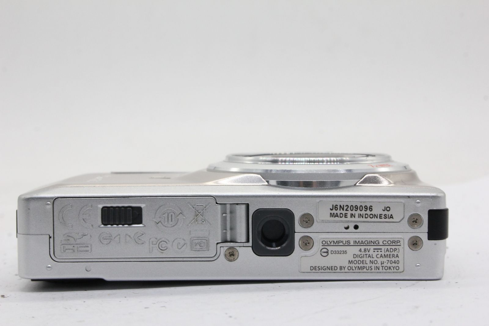 オリンパス 【返品保証】 オリンパス Olympus μ-7040 7x Wide バッテリー付き コンパクトデジタルカメラ v1602