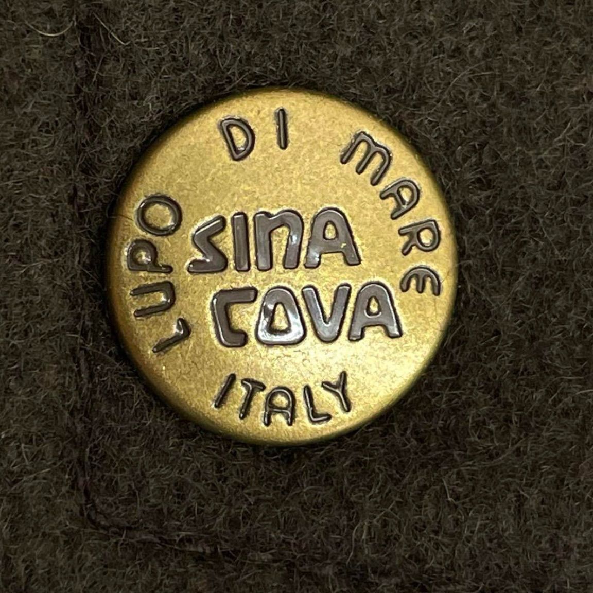 SINA COVA シナコバ 袖レザー ワッペン スタジャン ブルゾン メンズ 秋