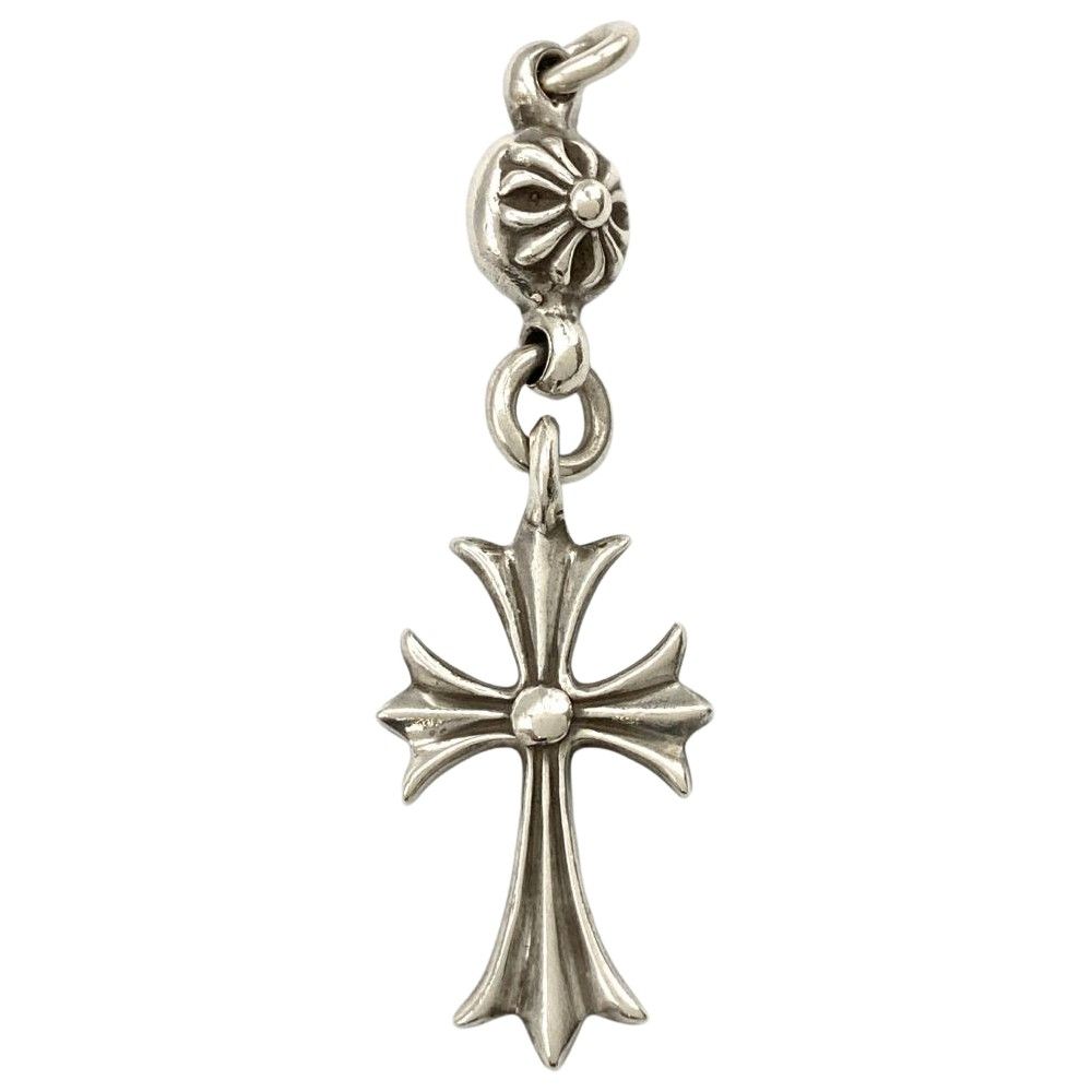 クロムハーツ CHROME HEARTS 1B TNY CH CRS 1ボールタイニーCHクロス ペンダントトップ シルバー 6.8g SEES BY RINAKN 鑑定済 ネックレス