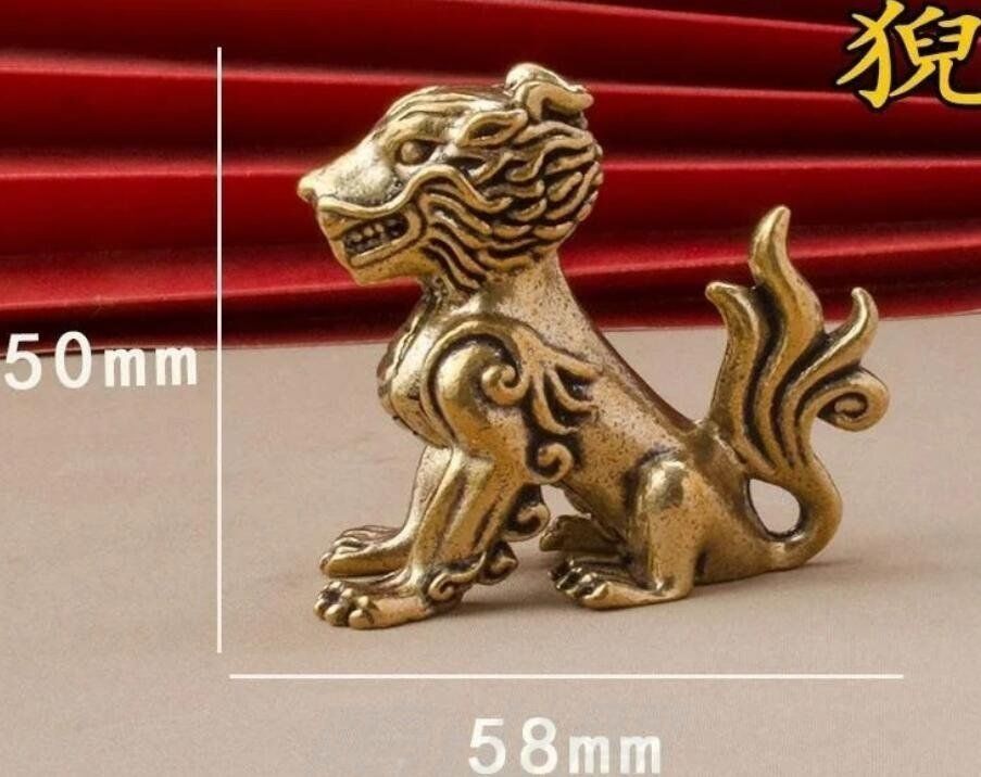 真鍮製ソリッド龍生九子鎮邸WP