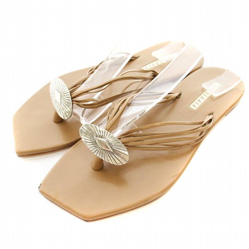 PIPPICHIC コンチョ付きトングサンダル PIPPICHIC - □希少