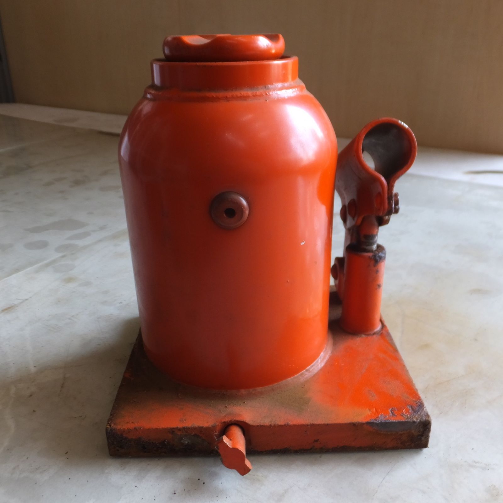 ◆マサダ 油圧ジャッキ HPB-15 工具 15ton 15トン 15TON 15000kg 油圧式 ダルマ だるま オイル 車載 点検 整備 MASADA 6 ◆