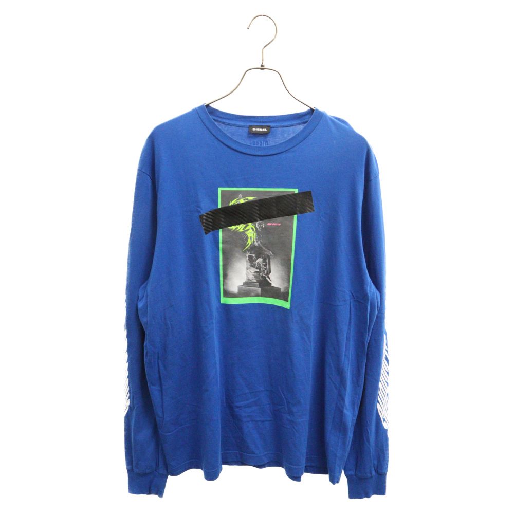 DIESEL 長袖カットソー M DIESEL◇長袖カットソー/M/コットン/BLK/A13291