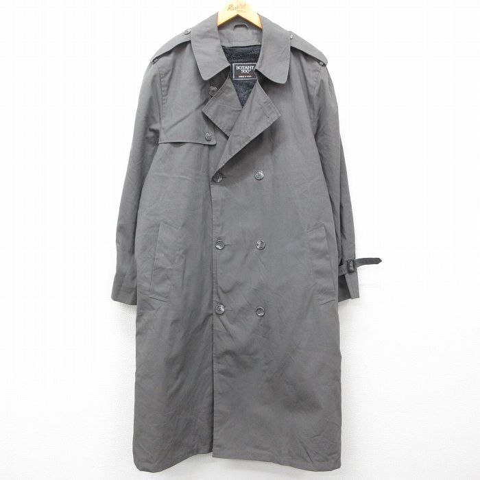 XL/古着 長袖 トレンチ コート メンズ 90s 大きいサイズ ロング丈