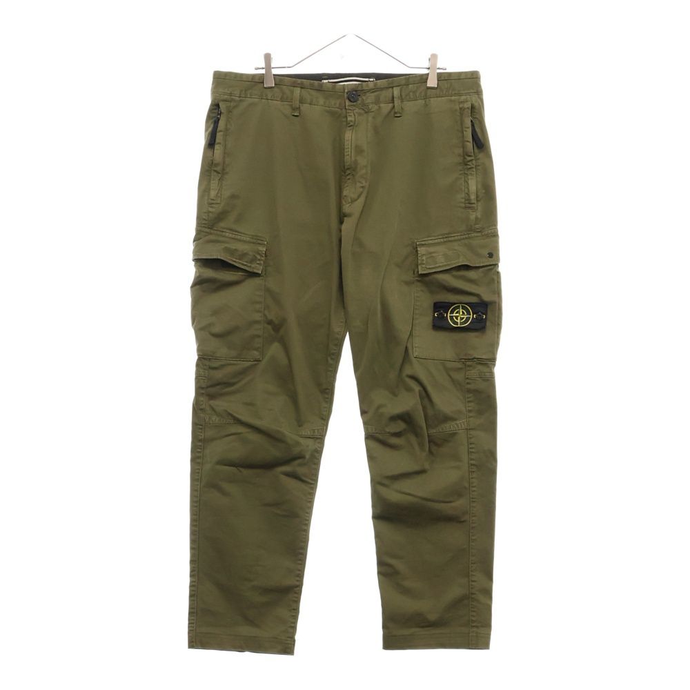 STONE ISLAND ストーンアイランド 21SS ストレートレッグ カーゴ トラウザーパンツ カーキ 741530504