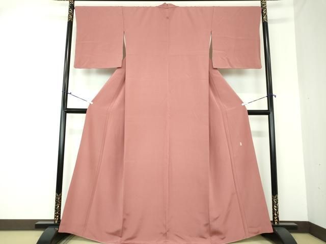 平和屋着物○本加賀友禅作家 由水煌人監修 色無地 草花