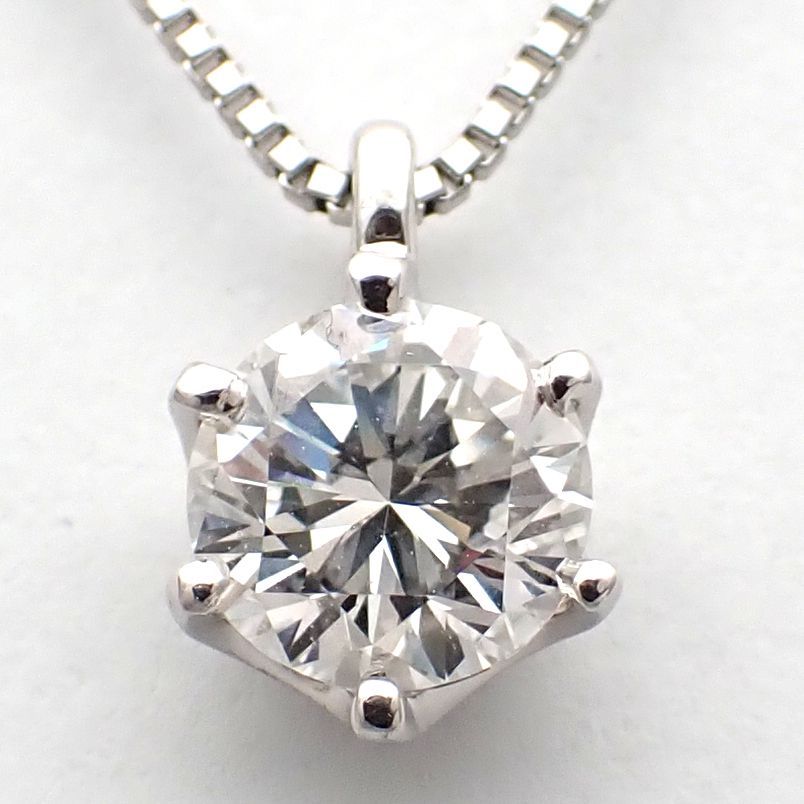 Pt900 プラチナ ダイヤモンド 0.544ct ソーティング付 G/VVS2/GOOD/N 