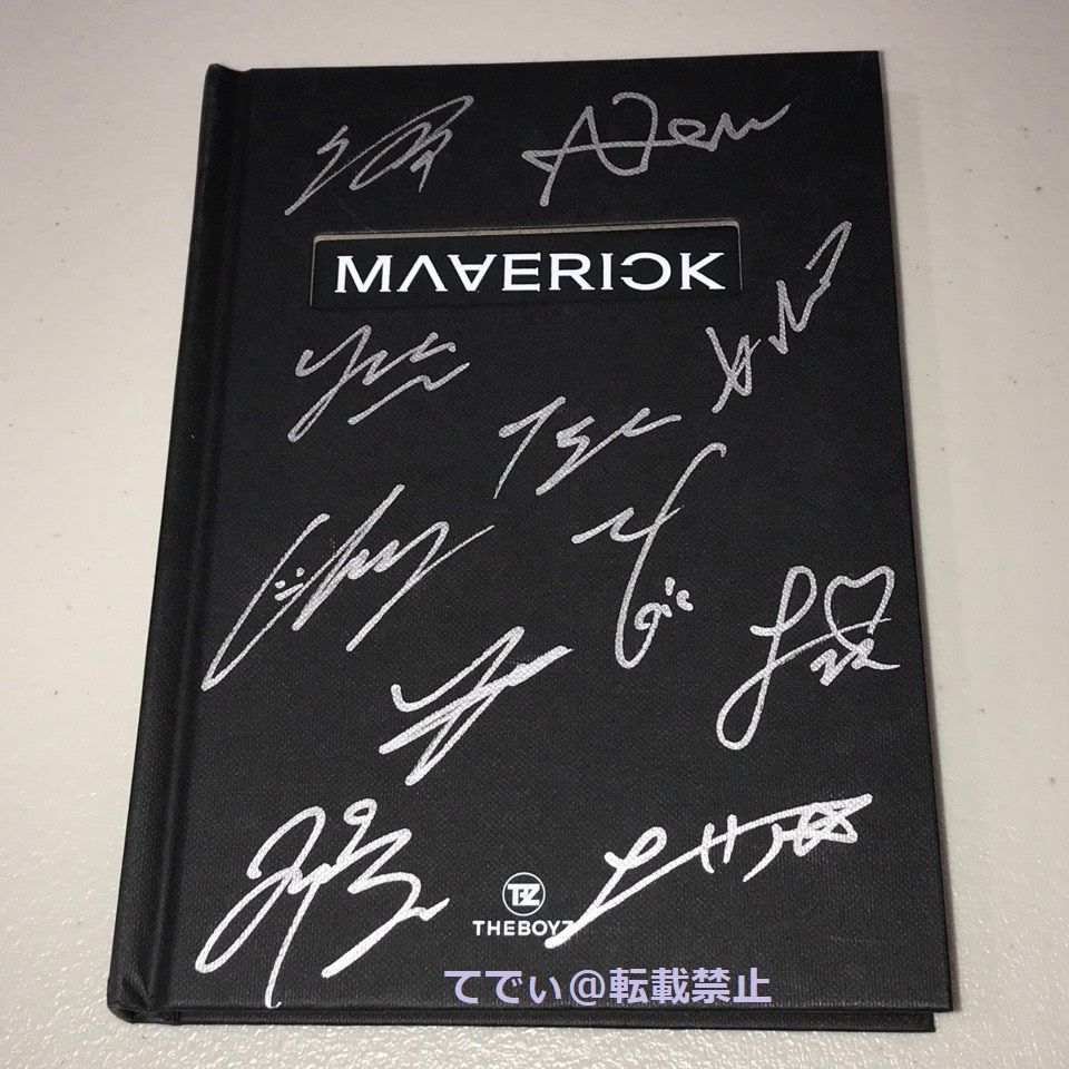 THE BOYZ 直筆サイン「MAVERICK」DOOM ver. - てでぃ@プロフ必読