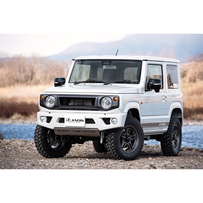 自由な 1点のみ JAOS ジャオス フロントスポーツカウル 未塗装品 マットブラック ジムニー JB64系 B040513 バンパー SUZUKI JIMNNY かっこいい フロントスポイラー カスタム B040513 品質保証!